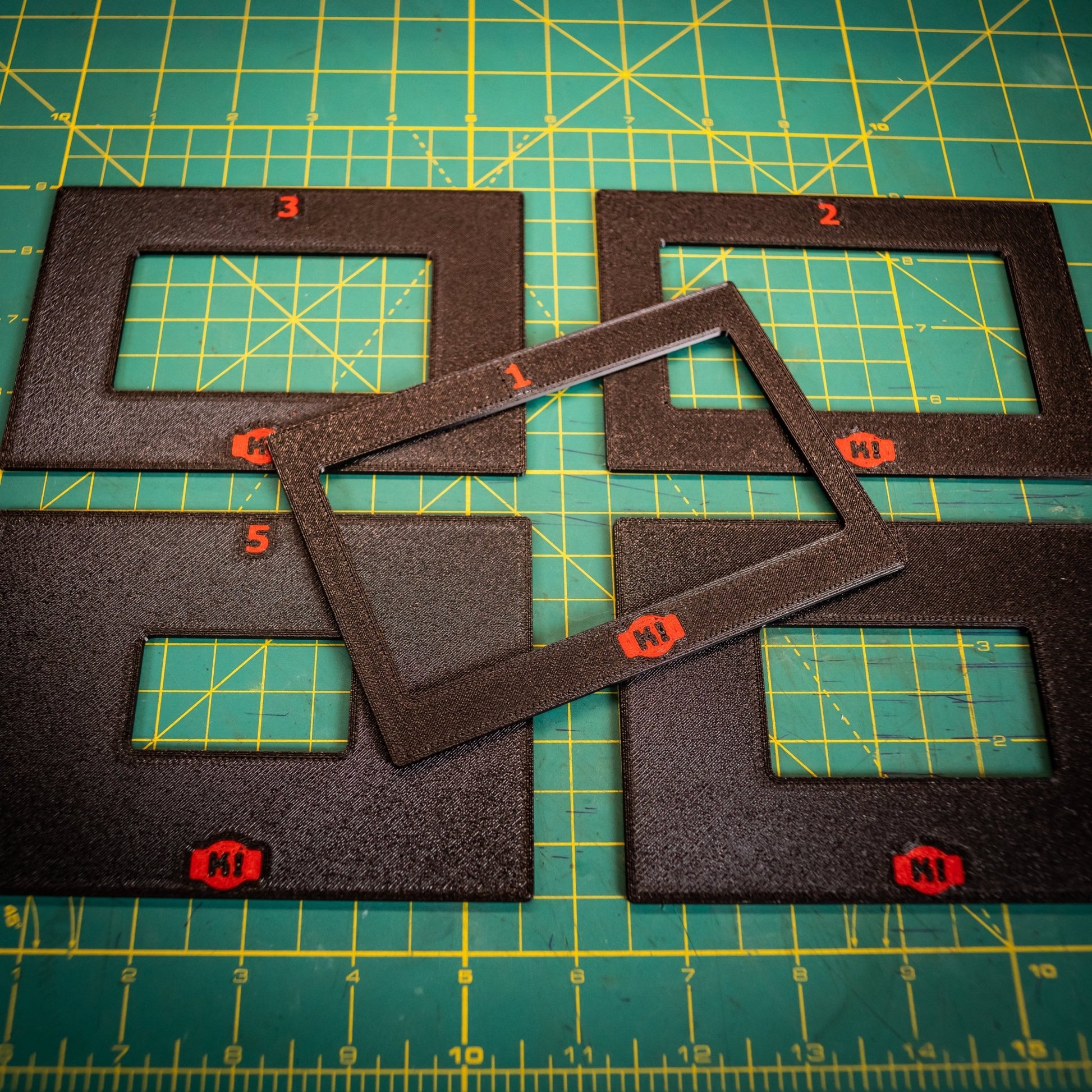 Bright Tangerine Misfit Atom Hard Mattes - KRAP! Custom Set Solutions