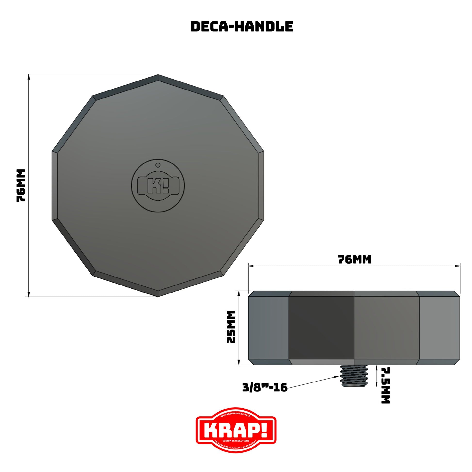 Deca - Handle - KRAP! Custom Set Solutions