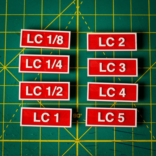 Filter Tag Set - Low Con - KRAP! Custom Set Solutions