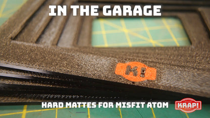 Bright Tangerine Misfit Atom Hard Mattes